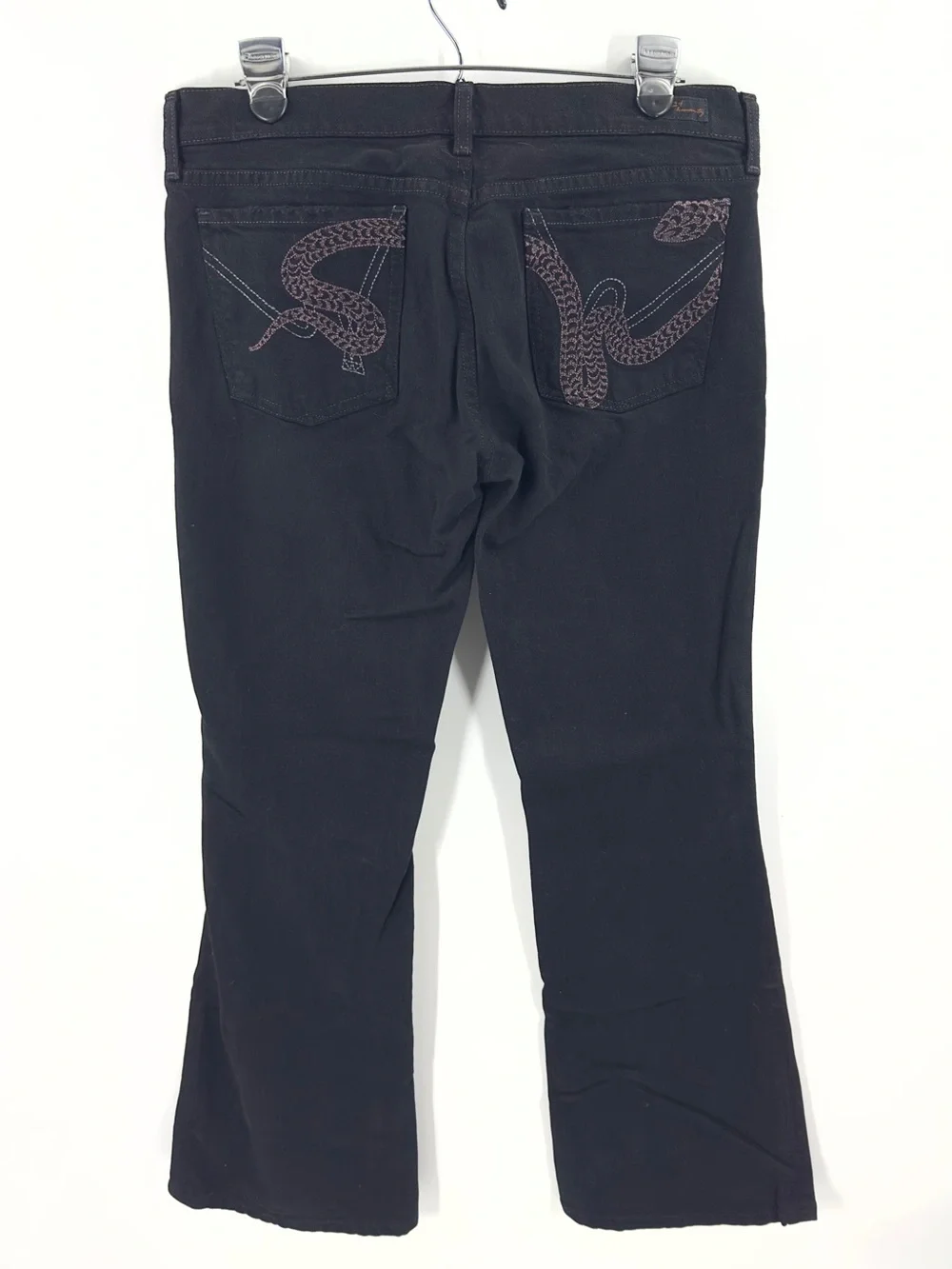 Citizens Of Humanity Flare Jeans Serpent Snake Embroidery Size 31 Y2K USA Made